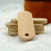 Blocos de Madeira de Cânfora 3,5*9cm Podem Ser Impressos com Logo e Código QR, Blocos de Madeira de Cânfora Antimoho para Guarda-Roupas, Artesanato em Madeira