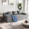 Envío Directo de Exportación Transfronteriza Sofá para Apartamentos Pequeños, Cubierto de Tela, Esponja Completa, Sofá Comprimido al Vacío