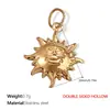 Accesorios de Colgante de Delfín Solar de Acero Inoxidable Transfronterizos Europeos y Americanos Moda Versátil Trébol de Cuatro Hojas Diseño de Elefante Accesorios de Joyería