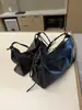 Bolsa de ombro e transversal em couro de ovelha curtido vegetal de camada superior para mulheres, bolsa de axila de grande capacidade para o dia a dia