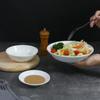 Melamina simple tazón redondo fábrica mayorista hotel restaurante especial tazón para pasta hogar personalizado japonés en línea tazón para ensalada