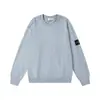 Cárdigan cruzado STONE bordado con cremallera, sudadera con capucha informal de corte holgado, ajuste correcto para hombre