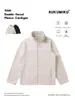 Suministro Exclusivo Transfronterizo de Chaquetas con Cremallera de Forro Polar Doble Cara para Hombre de Otoño e Invierno, Chaquetas Calientes Unisex con Forro de Polar