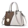 [Tafeizi] Bolsa Casual Casual para Mamãe, Bolsa de Mão Elegante para Mulheres, Bolsa Transversal de Ombro Único com Combinação de Cores em Estilo Coreano, Moderna