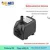 Tanque de peixes de sucção lateral bomba de água de jardim ornamental fonte mini bombeamento mini pequena bomba de água aquário aquário circulando bomba submersível DC