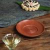Sanchuang Base para Olla de Madera Maciza Madera Entera Ébano Sándalo Redonda para Tazón Base de Madera con Forma de Pétalo para el Hogar Acolchada Gruesa Aislante de Calor