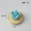 Vela Aromática de Rosa para o Dia dos Namorados Atmosfera de Luxo Presente Romântico Vela em Formato de Flor Artificial Lembrança