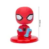 Topo de Bolo Decoração Homem-Aranha, Aranha Pequena, Arranha-Céu, Inserções de Teia de Aranha, Decorações de Mesa de Sobremesa de Aniversário