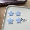 Pequena fatia fresca xadrez estrela de cinco pontas 5cm case de celular em relevo grampo de cabelo flor de sapato fivela de sapato acessórios de vestuário meias
