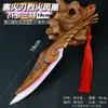 Mercancía del Juego Valorant 18cm Hoja de Fuego Modelo de Arma Fénix Decoración Cos Sin Filo