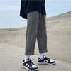 Overoles de estilo japonés para hombre, otoño, vintage, holgados, rectos, de pierna ancha, marca de moda, combinan con todo, pantalones casuales caqui para niños