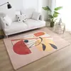 Alfombra de imitación cachemir al por mayor del fabricante Alfombra nórdica minimalista para sala de estar Alfombra para dormitorio junto a la cama Cobertura total Alfombra suave Felpudo