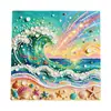 2026 Pintura Pérola Onda do Oceano Kit de Materiais DIY Pintura com Adesivo de Diamante Feita à Mão Pintura Decorativa de Sala de Estar de Alta Qualidade Bestseller Transfronteiriço
