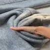 Pantalones de Lana Rectos Grises de Invierno Nuevos de Cintura Alta Adelgazantes con Líneas Tridimensionales para Mujer, Pantalones Western de Alto Nivel con Temperamento para el Trabajo