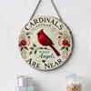 Adornos Navideños Creativos Transfronterizos Artesanías de Madera Cartel Redondo para Puerta Serie Colgante de Madera 20Cmos Colgante