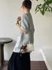 Bolso Cilíndrico Boston de Gama Alta, Bolso Redondo Pequeño con Cadena de Moda de Nicho, Elegante Bolso Almohada, Bolso Versátil de Hombro Cruzado