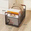 Mochila Caixa de Armazenamento de Livros Caixa de Livros para Mesa de Sala de Aula de Estudante Recipiente com Rodas Cesta de Artefatos para Livros Debaixo da Mesa do Dormitório