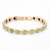 Pulsera Magnética de Aleación Ecológica Ajustable Gauss Full-Magnética con Pedrería en Forma de Corazón, Superventas Transfronteriza de Amazon para Mujer en Stock