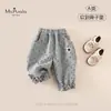 MsPualaNueva colección de otoño e invierno: Ropa suave y cómoda de grado A para niñas, con pantalones largos de lunares y pantalones deportivos para bebés.