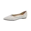 Zapatos Planos Cómodos con Suela Suave y Pedrería para Mujer, Estilo Otoño 2026, Zapatos de Tacón Bajo Planos tipo Hada para Ponerse Fácilmente, Perfectos para Vestidos, Impresionantes Zapatos Planos