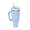 Copo Térmico Transfronteiriço de 40oz Segunda Geração com Alça, Aço Inoxidável 304, Copo de Carro Amazon de Grande Capacidade com Conservação de Gelo, Personalizável