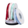 Venta al por mayor de fábrica 1 cm cinta de poliéster teñida a doble cara accesorios para el cabello cinta de bricolaje cinta para embalaje de regalo cinta decorativa para caja de regalo