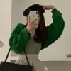 Nuevo Cárdigan de Punto con Protección Solar para Mujer Primavera y Verano, Chal de Color Sólido, Versátil Estilo Coreano Holgado Delgado Cubre Hombros