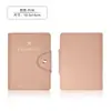 Funda de Pasaporte de Cuero Grueso Pu Transfronteriza con Estampado Dorado y Hebilla, Portapasaportes de Viaje, Estuche de Pasaporte de Cuero Personalizable