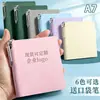 Cuaderno pequeño A6 bloc de notas portátil para que los estudiantes lo lleven consigo, mini de bolsillo, simple, para tomar notas, libro de palabras