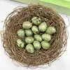 Cristal Natural Transfronterizo Mini 2cm Adornos de Huevo de Pájaro Ágata Jade Huevo de Mineral de Amoy Decoración de Huevo de Pascua