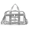 Bolso Cruzado Transparente de PVC Transfronterizo, Bolso de Mano Ligero de Gran Capacidad, Bolso de Viaje para Fitness Totalmente Transparente Impermeable de Moda y Personalizado