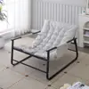 Cadeira de Balanço Nórdica Preguiçosa para Varanda, Uso Doméstico, Lazer, Moderna, Minimalista, Reclinável para Apartamento Pequeno, Sofá Individual