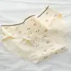 Braguitas de niña cachorra lindas algodón puro transpirables 10A entrepierna extendida antibacteriana tiro medio cubren cadera calzones para estudiante