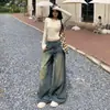 Calça Jeans Wide Leg Retrô de Cintura Alta para Mulheres, Versátil, Tendência de Inverno Novo Estilo, Emagrecedor, Sensação de Luxo, Calça Solta de Comprimento Total