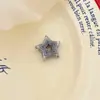 Material Acrílico para Abalorios con Agujero Recto Cuentas Dulces Huecas en Forma de Estrella Accesorios DIY Llavero Cadena para Teléfono Decoración