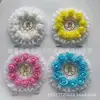 Adornos para Urnas, Coronas Pequeñas, Coronas de Flores de Seda Sacrificiales, Coronas Pequeñas para Sala Funeraria, Artículos Funerarios Yunyang