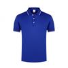 Camisa Polo Gelo Seda Roupas de Trabalho Camiseta Personalizada Camiseta Promocional Cultural Publicitária Logotipo Estampado Roupas de Trabalho de Verão Manga Curta Transfronteiriça