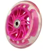 Zapatos de Patinaje de Velocidad para Scooter de PU Patines en Línea de Carreras Ruedas Flash 125mm Resplandor Nocturno Luminoso Ruedas de Colores Tres en Uno