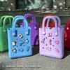 Bolsa de Playa de Eva Estilo Coreano Ligera Fresca Bolso de Mano Accesorio DIY Estilo Ins Bolsa con Agujero para un Hombro
