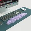 Alfombrilla de Ratón para Muñeca Textura de Cuero Resina Reposamuñecas Cuero Transfronteriza Extra Grande Resistente a Manchas Personalizable Teclado Oficina