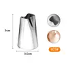 Boquilla de acero inoxidable tamaño XXL para tubería, boquilla para hojaldre, boquilla para crema de pastel, herramienta para hornear, galleta sin costuras
