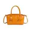 Bolsa Tote Grande Capacidade Estilo Ocidental para Mulheres 2025 Nova Moda Costura Couro Macio Bolsa de Mão Bolsa de Ombro Transversal para o Trabalho para Mulheres