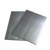 Escovado espaço de placa cinza aço inoxidável cor natural placa de metal espelho jateamento placa decorativa escada teto de parede