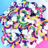 Parche de Accesorios de Resina de Dibujos Animados para Bricolaje, Pegamento en Crema, Paquete de Materiales para Fundas de Teléfono Móvil y Joyería, Pato de Goma Mixto, Pinza para el Cabello Infantil