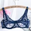 Roupa Íntima Feminina Popular Taobao Fina Respirável, Sutiã de Renda Completa, Sutiã Push-Up Ajustável Atacado Fabricante