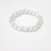 Pulsera de Cristal Rosa Natural de Moda Femenina Transfronteriza de Zhou Lianfa Pulsera de Ojo de Tigre Ágata Círculo Único con Perlas Redondas Joyería Sencilla