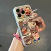Capa de Celular Retro Xiaoxin com Suporte Adequada para iPhone 16 Pro Max e Capa para Celular Apple 17, Capa de Transformação Instantânea Galvanizada