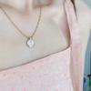 Collar de rosas para mujer, diseño de nicho, esmalte francés, cadena rosa del desierto, otoño e invierno, nuevo