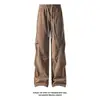 Colección Otoño 2026: Pantalones Jacquard con Patrón de Pasto Marino Blanco, Tallas M-5XL, HK261056-Especial P32