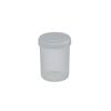 Botella de 20g PP Botella Dispensadora de Crema Facial Tarro de Crema Caja de Almacenamiento para Cosméticos con Tapa Caja de Almacenamiento de Plástico Transparente Engrosado Escritorio